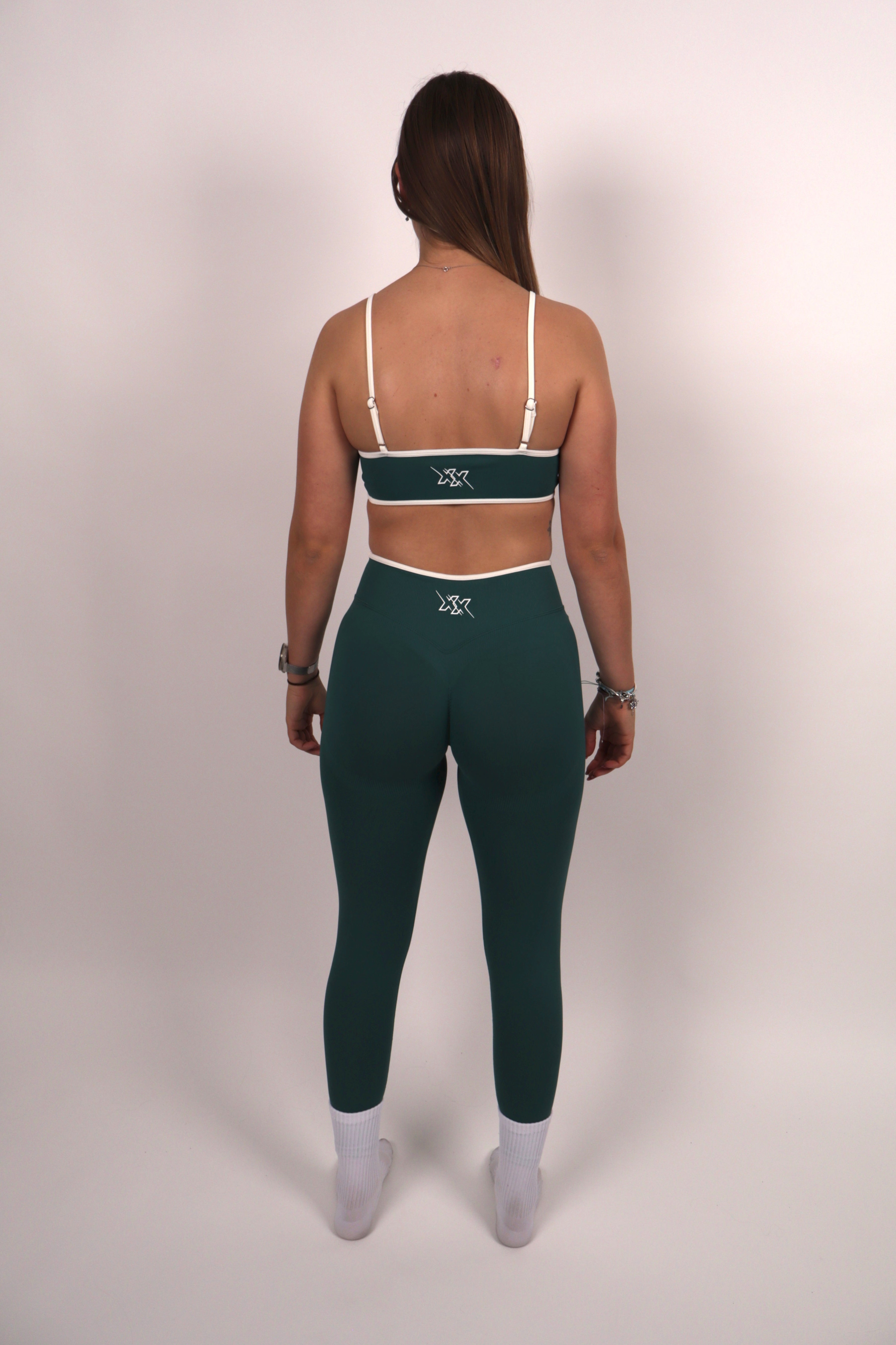 Contourline Scrunch Legging – Petrol Green