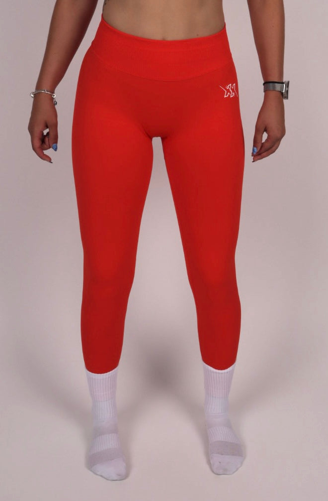 Extreme Scrunch Legging – Fire Orange - Next Extreme Performance