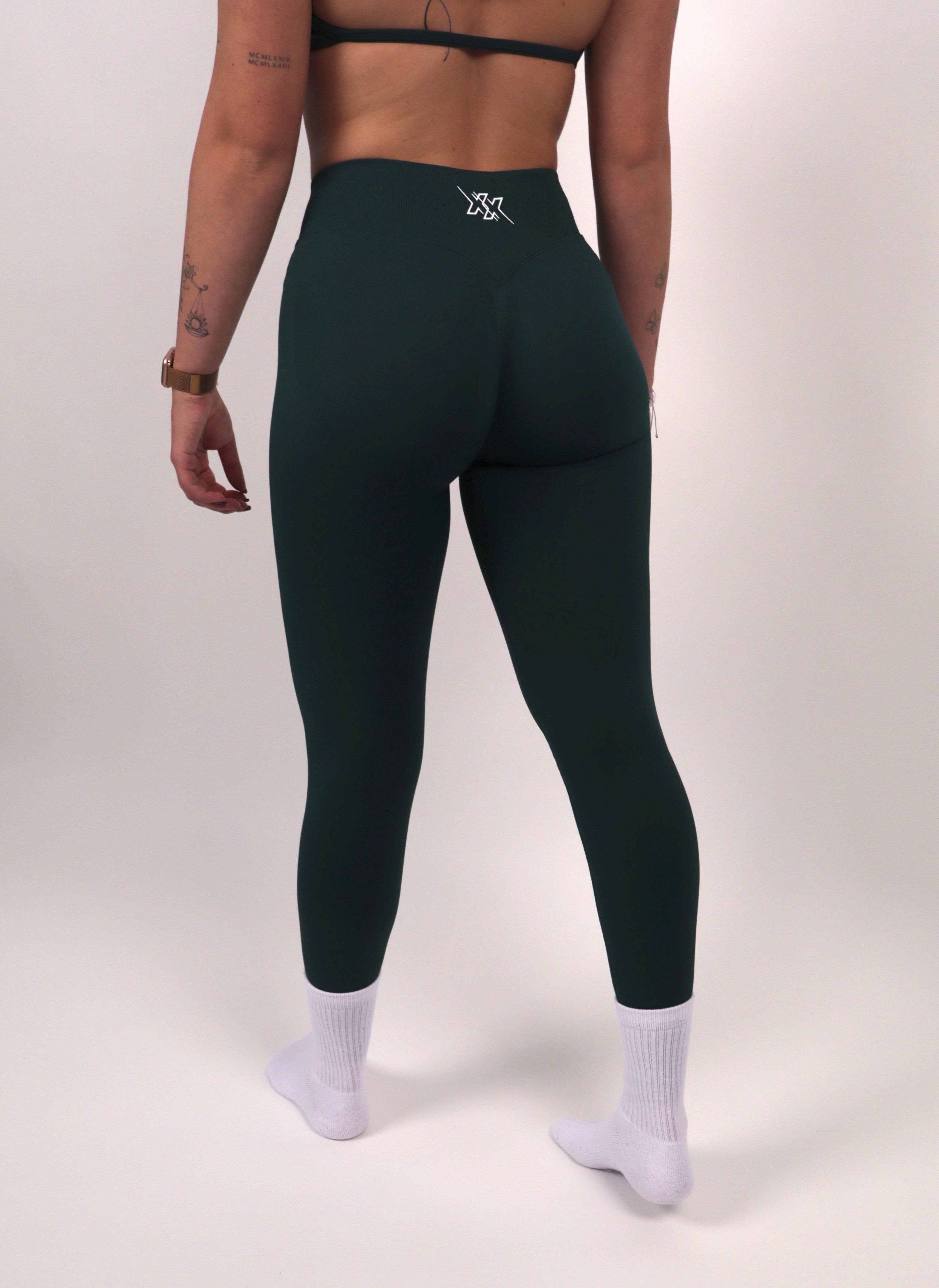 Extreme Scrunch Legging – Deep Green - Next Extreme Performance