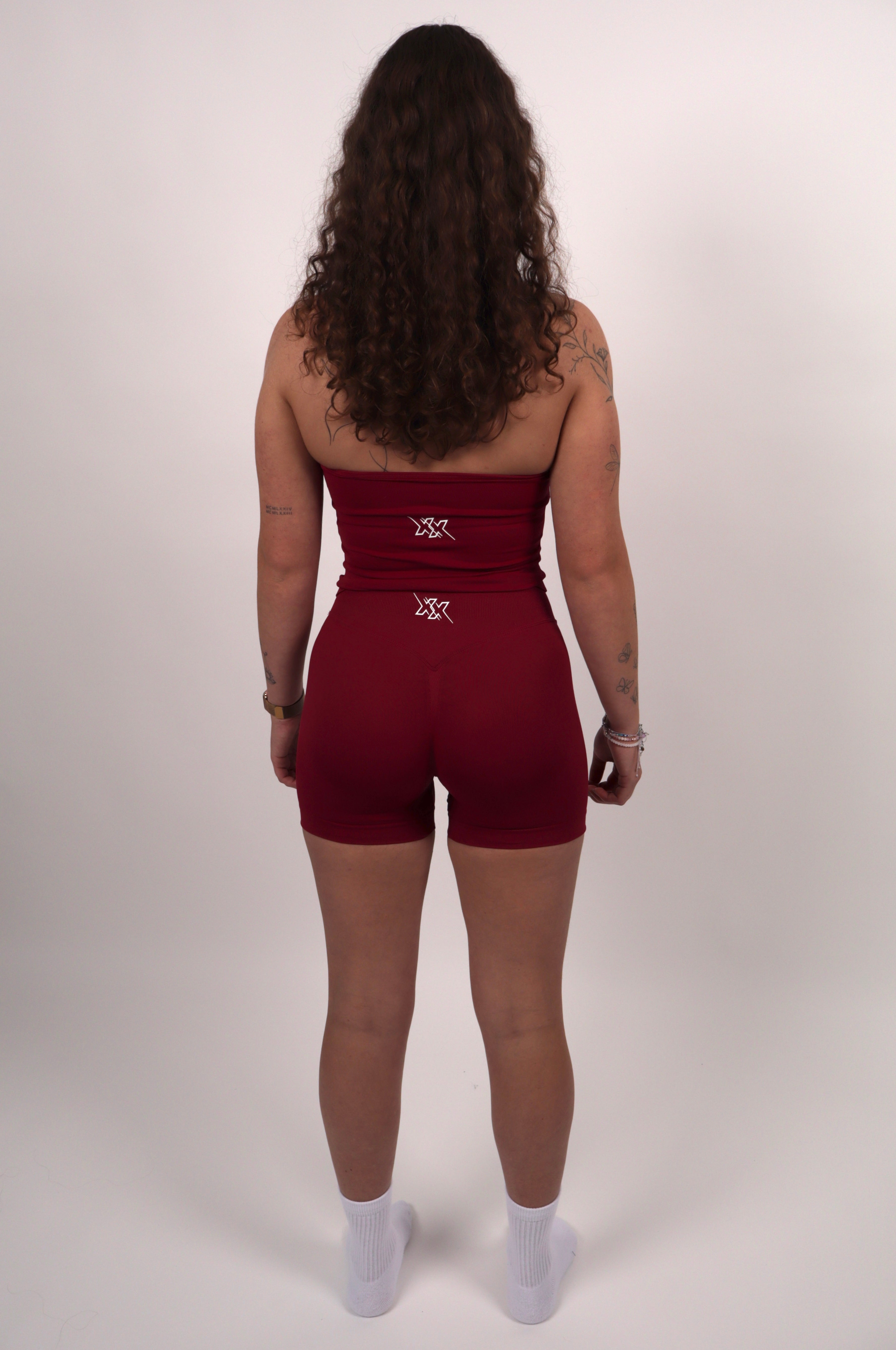 Extreme Scrunch Shorts – Ruby Red - Next Extreme Performance