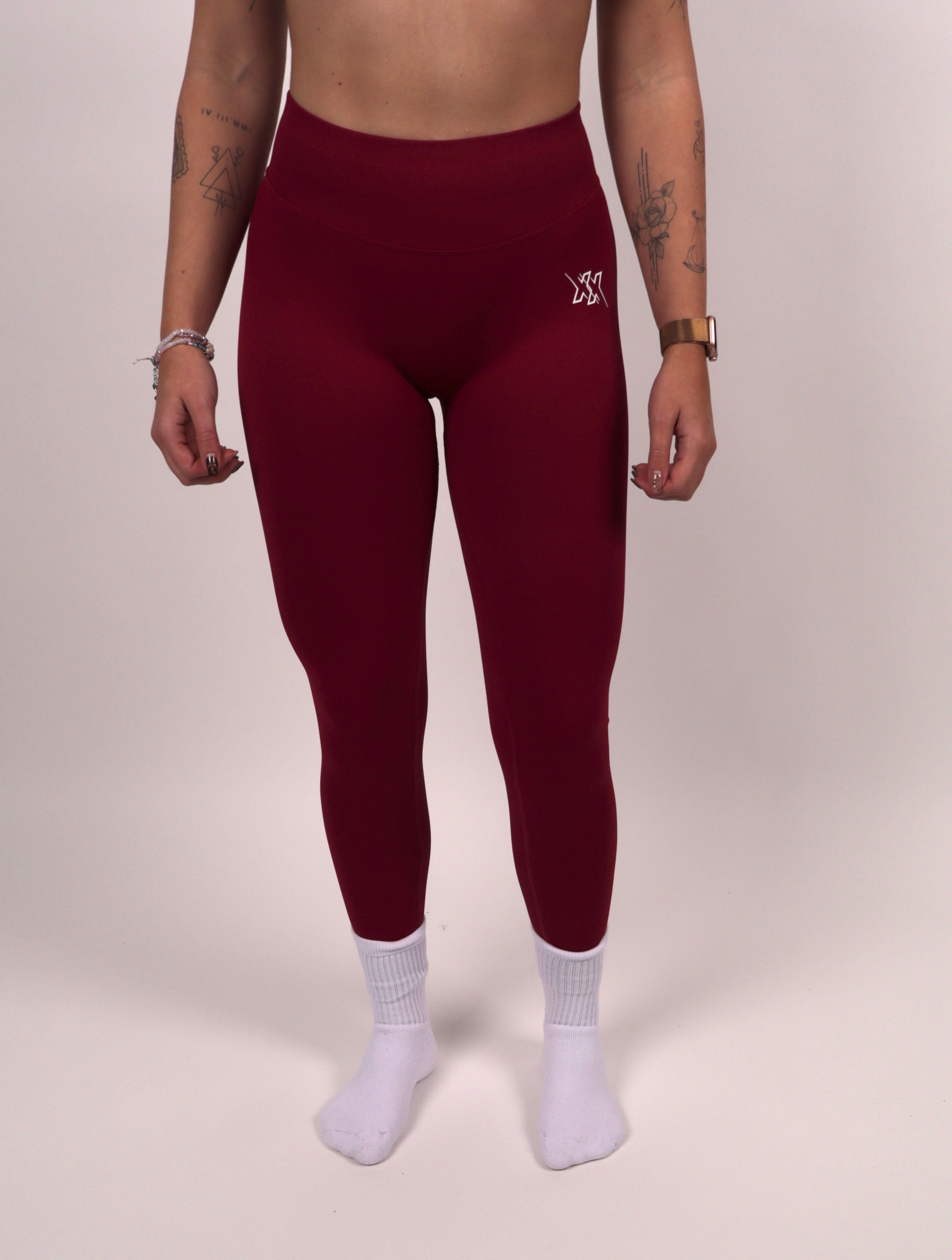 Extreme Scrunch Legging – Ruby Red - Next Extreme Performance