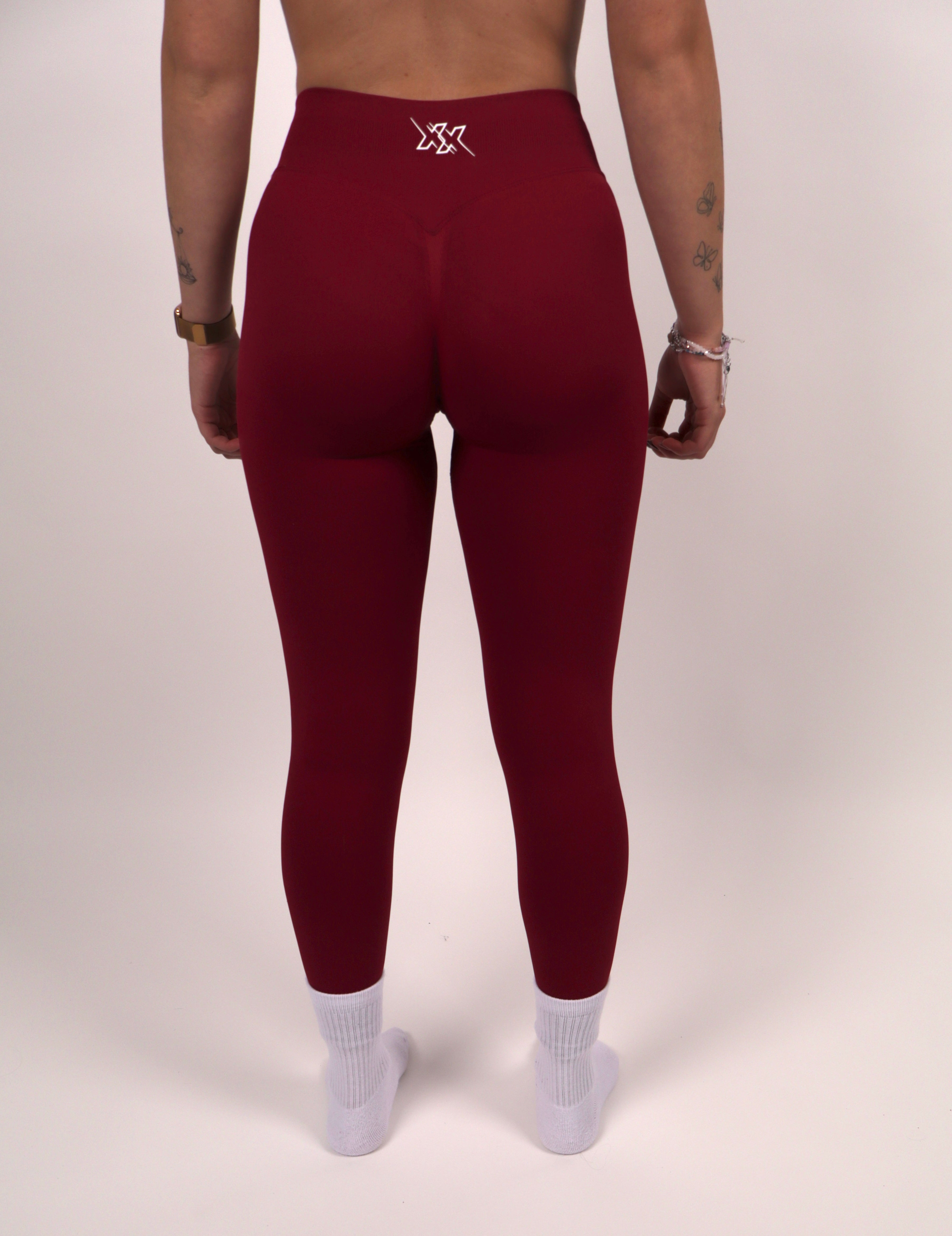 Extreme Scrunch Legging – Ruby Red - Next Extreme Performance