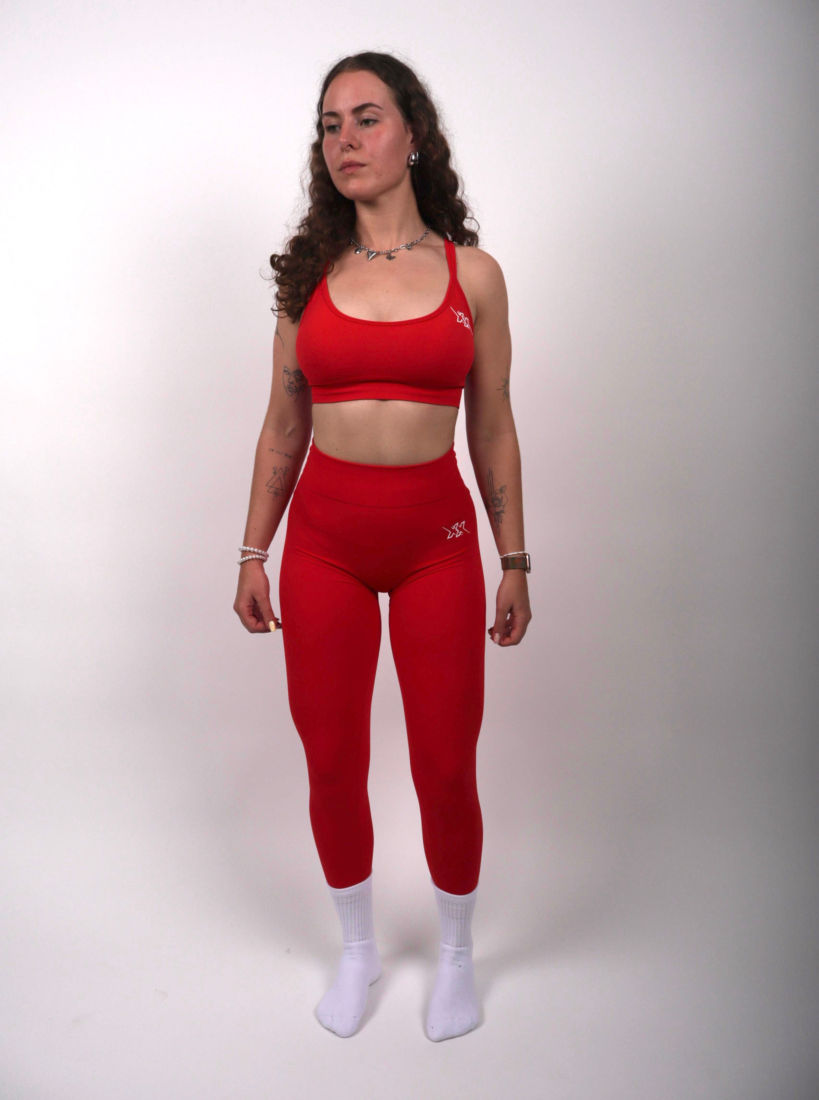 Performance Sports Bra – Lovely Red - Next Extreme Performance