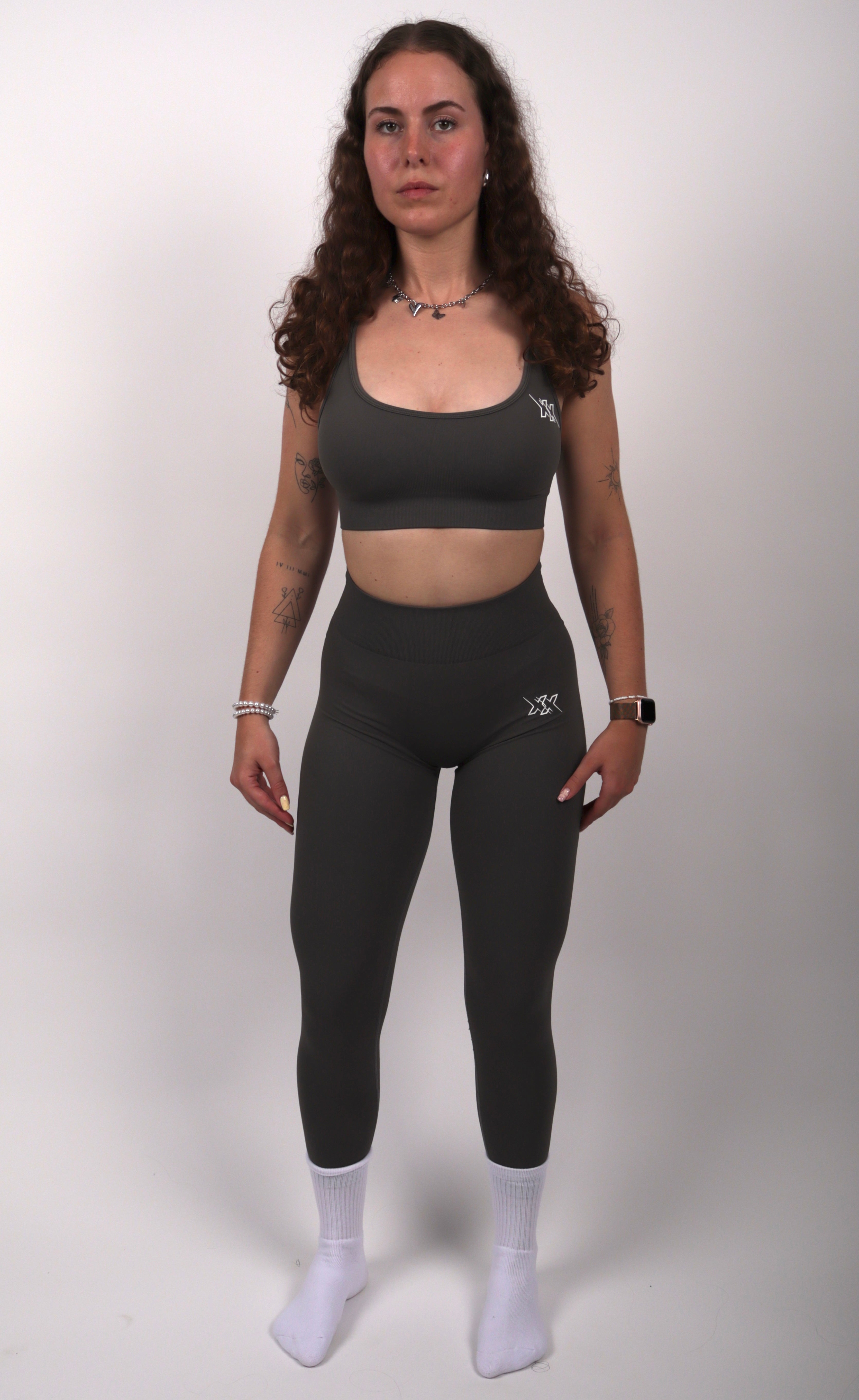 Performance Sports Bra – Stone Grey - Next Extreme Performance