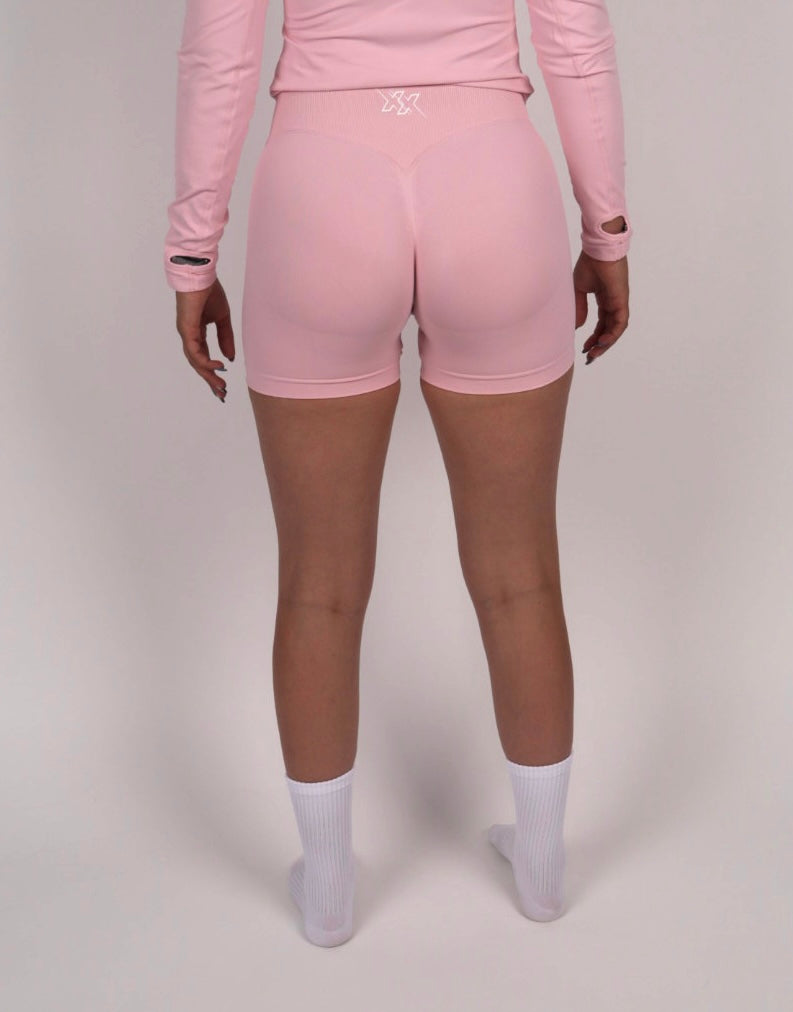 Sculpt Shorts – Powder Rose - Next Extreme Performance