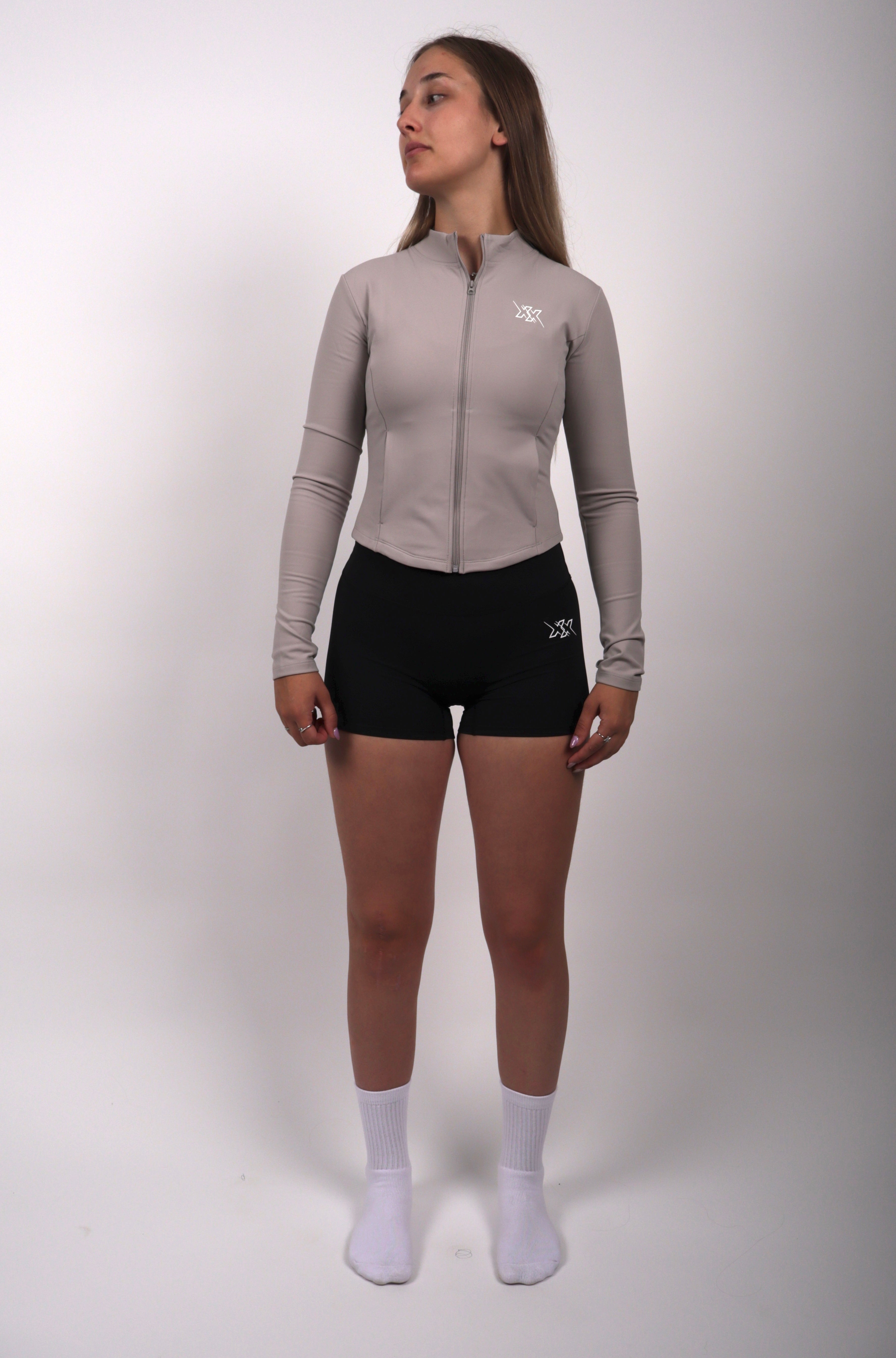 Seamless Zip Jacket – Frost Grey - Next Extreme Performance