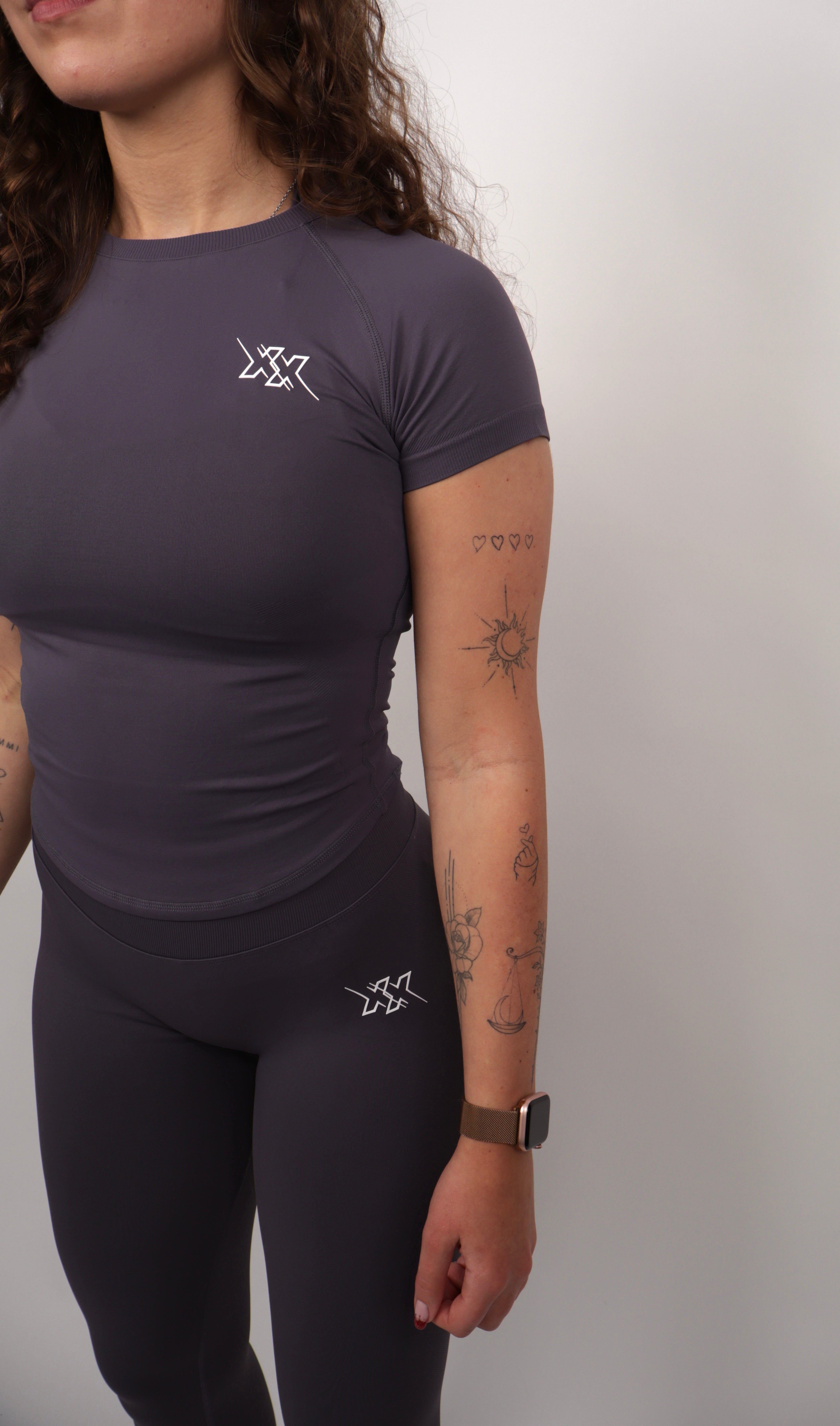 Extreme Compression Top – Mauve Purple