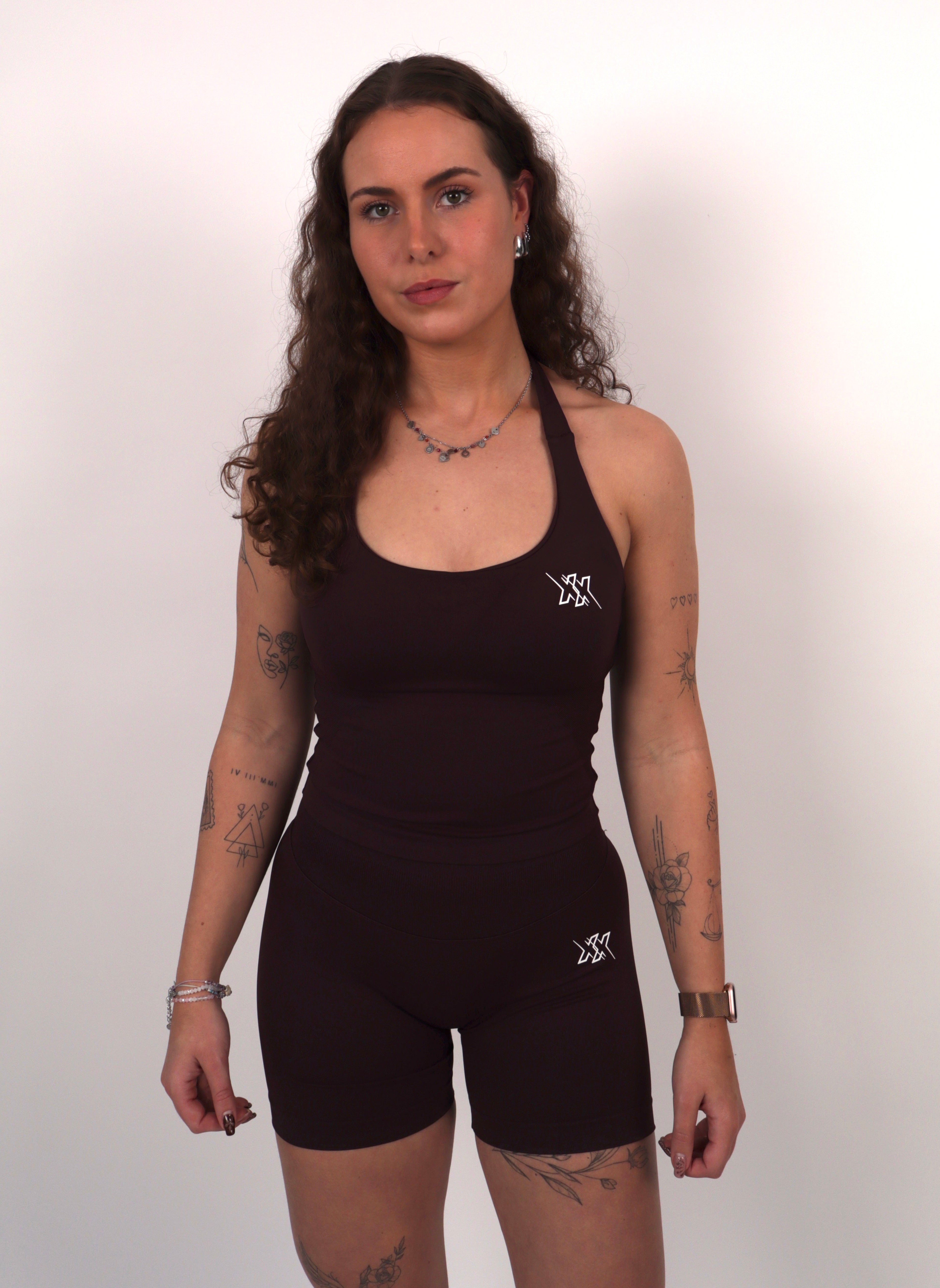 Extreme Halter Top – Dark Coffee - Next Extreme Performance